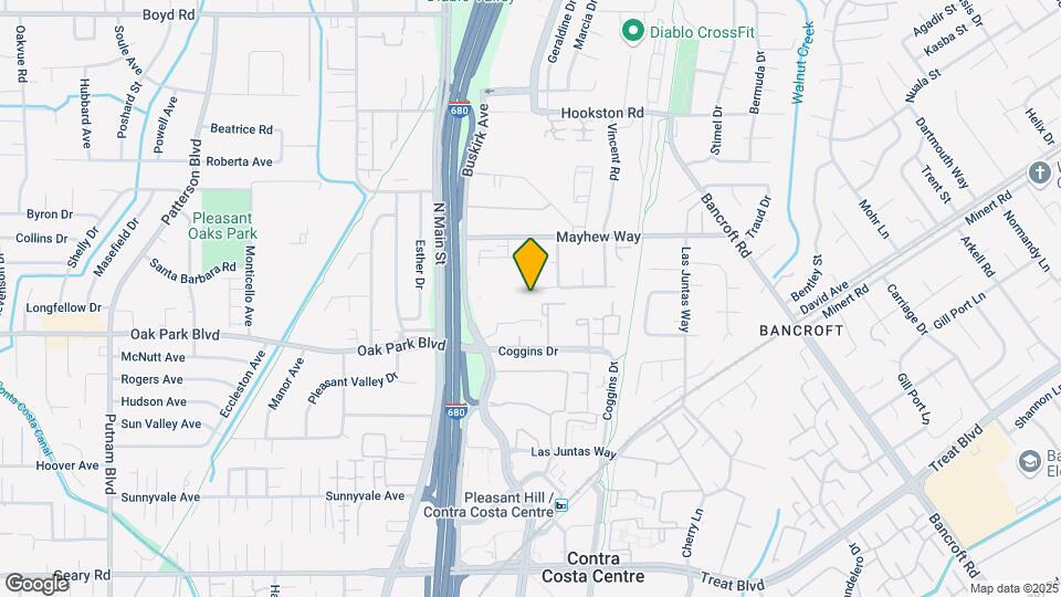 Furnished Studio-Pleasant Hill - Buskirk Ave. Map and Location Details