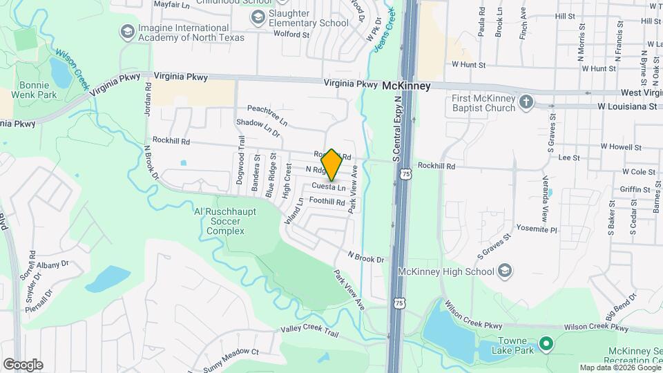 814 Cuesta Ln Map and Location Details