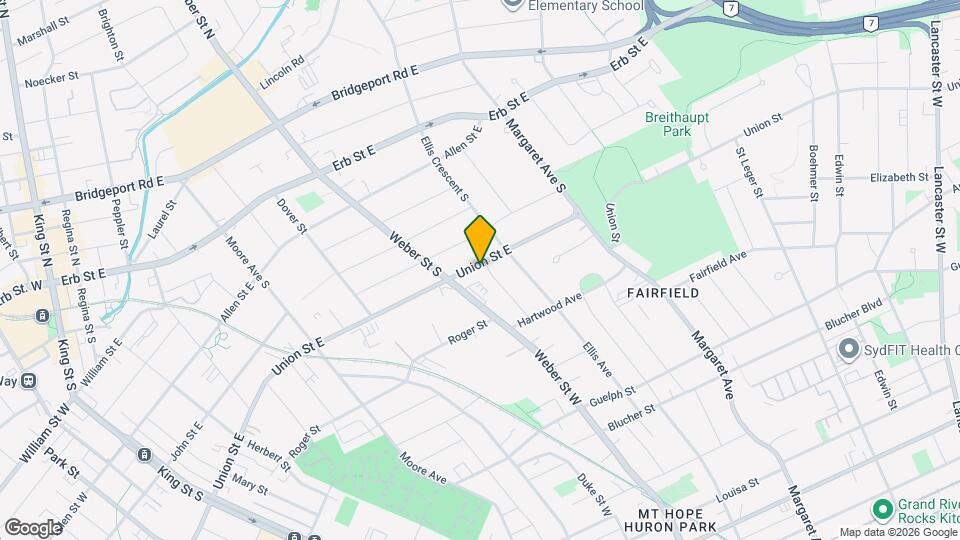 213 Union St E Map and Location Details