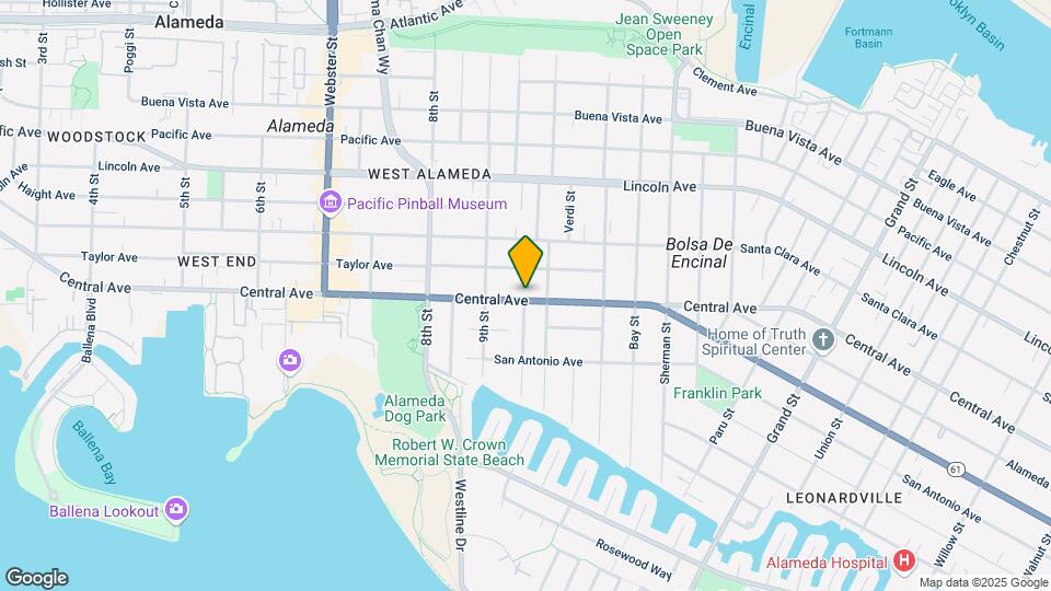 935 Central Ave Mapa y Detalles de la Ubicación