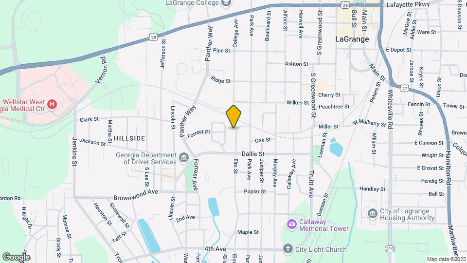 606 Elm St Map and Location Details