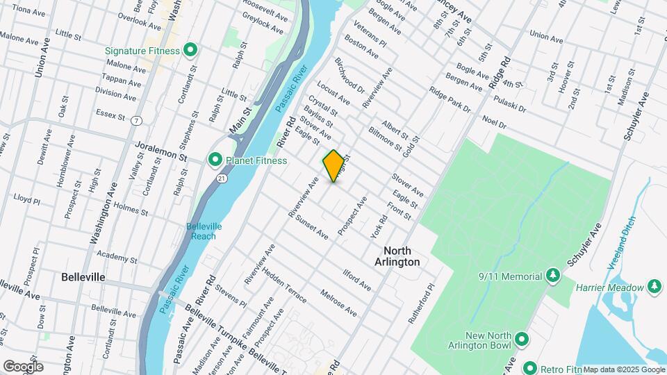 109 Arlington Blvd Map and Location Details