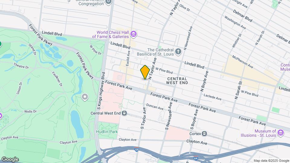 4510 Laclede Ave Map and Location Details