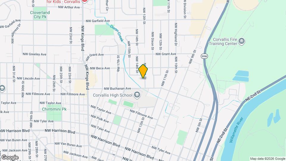 1122 NW 13th St Map and Location Details