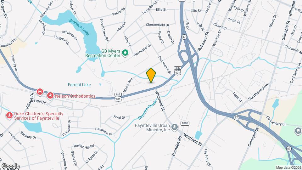 912 Robeson St Map and Location Details