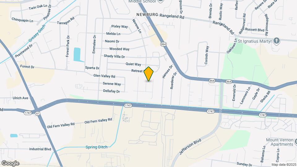 4521 Norene Ln Map and Location Details