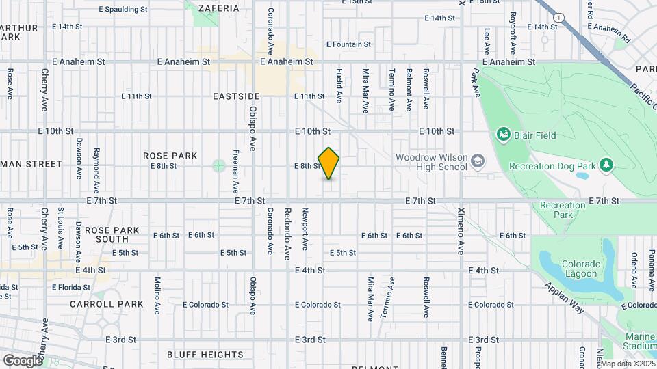 744 Loma Ave, Long Beach Map and Location Details