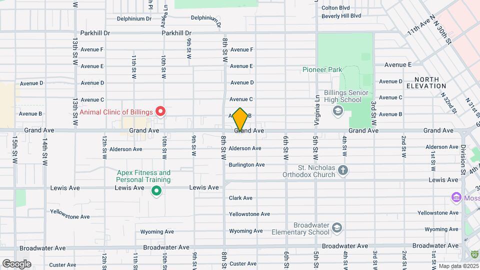 726 Grand Ave Map and Location Details