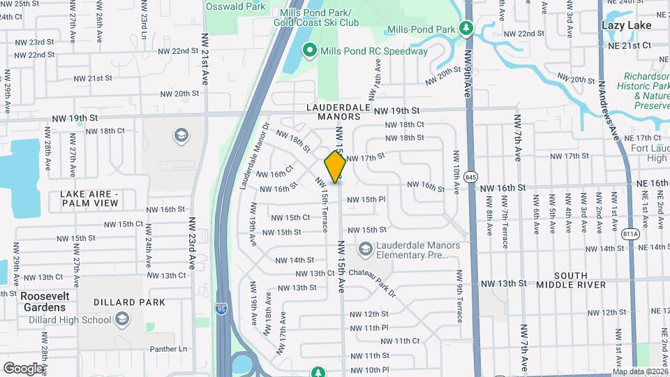 1553 NW 15th Ave Map and Location Details
