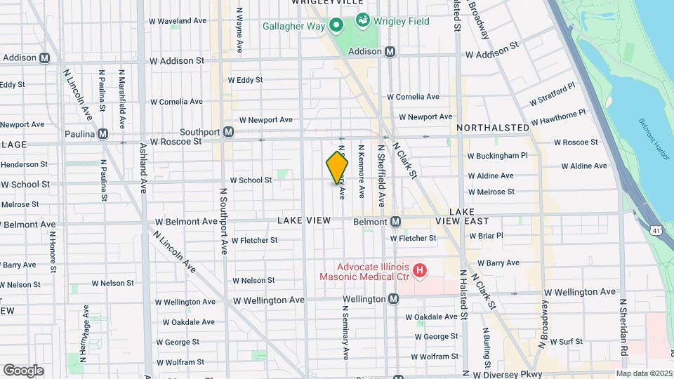 3246 N Seminary Ave Map and Location Details