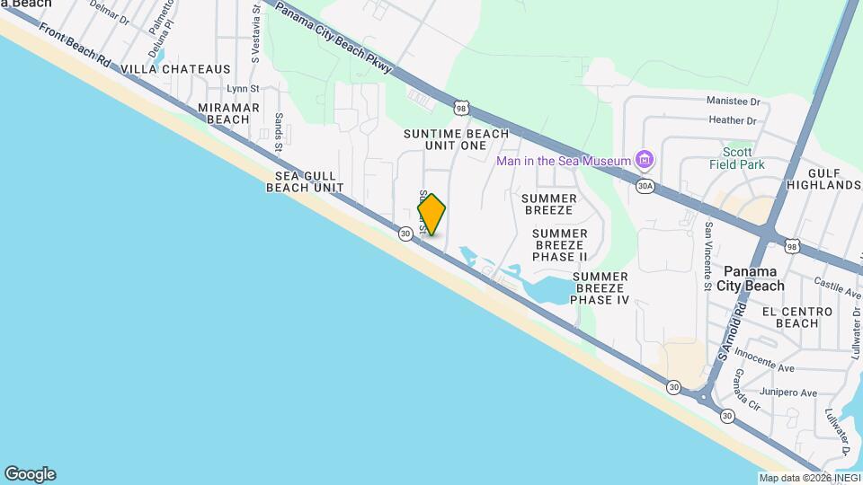 17545 Front Beach Rd, Unit 1104 Mapa y Detalles de la Ubicación