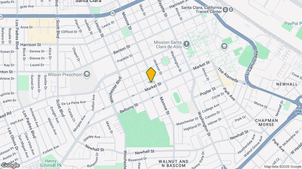 1345 Market St Mapa y Detalles de la Ubicación