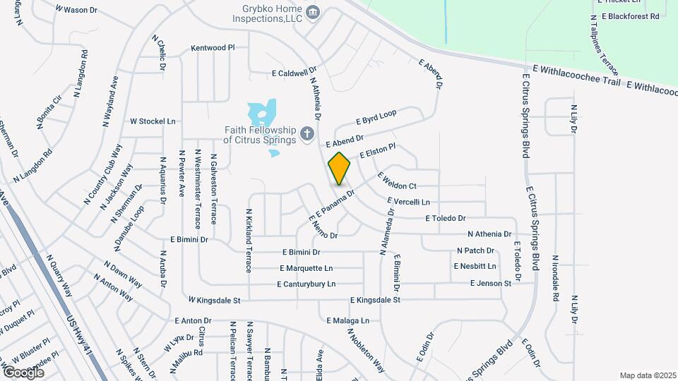 9473 N Athenia Dr Map and Location Details