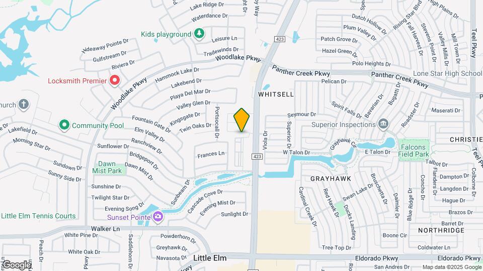 2756 Starburst Dr Map and Location Details