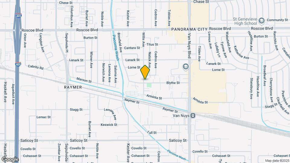 14753 Blythe St Map and Location Details