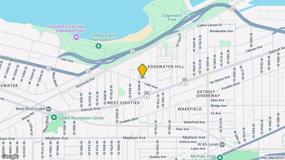 7910 Lake Ave Mapa y Detalles de la Ubicación