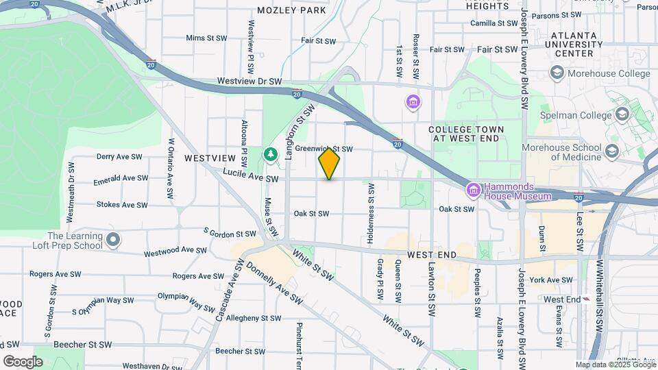 1282 Lucile Ave SW Map and Location Details