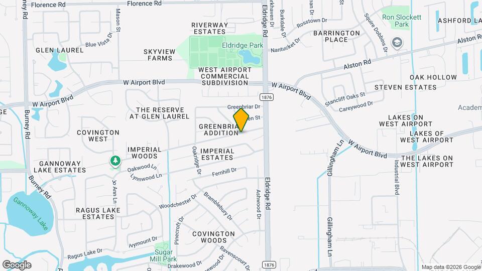 13447 Greenway Dr Map and Location Details