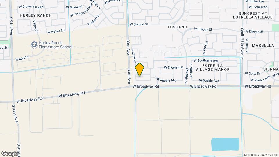 8216 W Pueblo Ave Map and Location Details