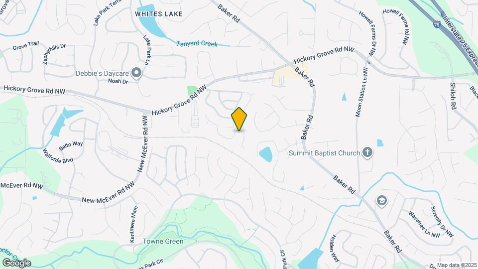 4465 High Gate Dr NW Map and Location Details