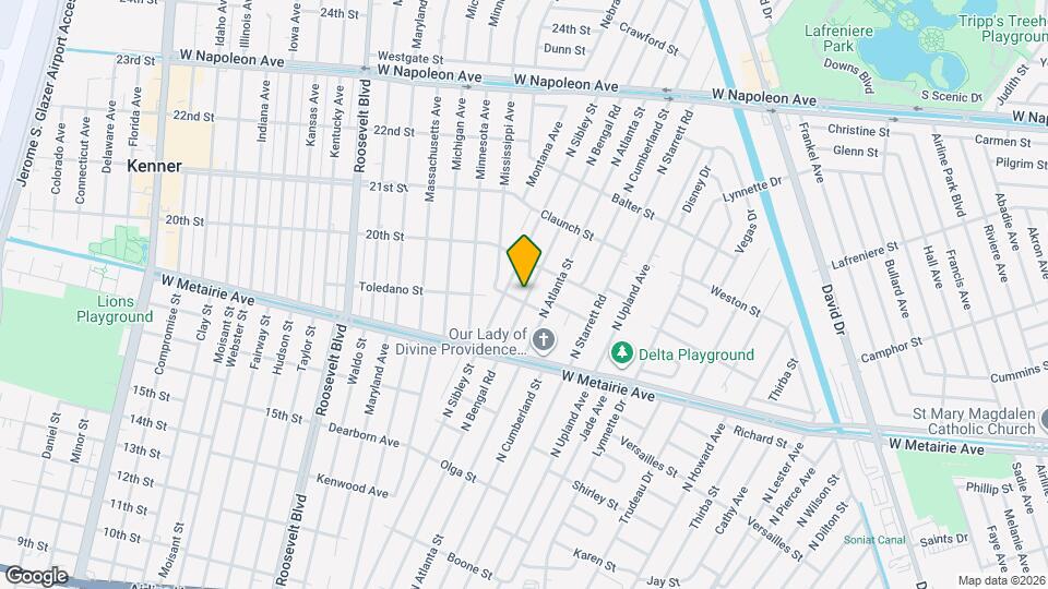 1104 N Bengal Rd Map and Location Details