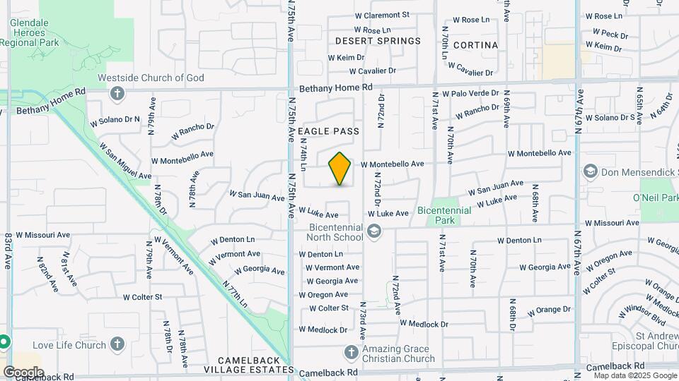 7371 W San Miguel Ave Map and Location Details