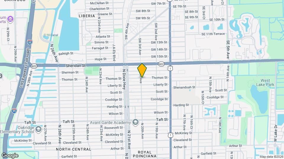 2215 N 20th Ave Map and Location Details