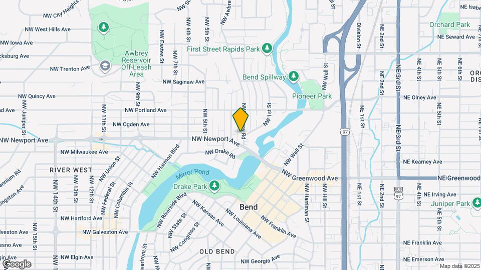 1501 NW Awbrey Rd Map and Location Details