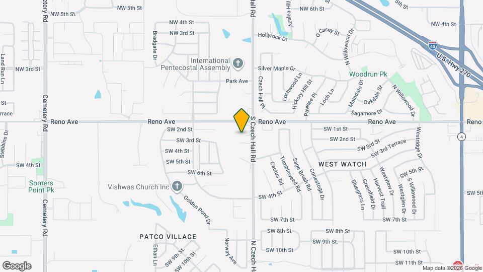 12215 SW 2nd St Map and Location Details