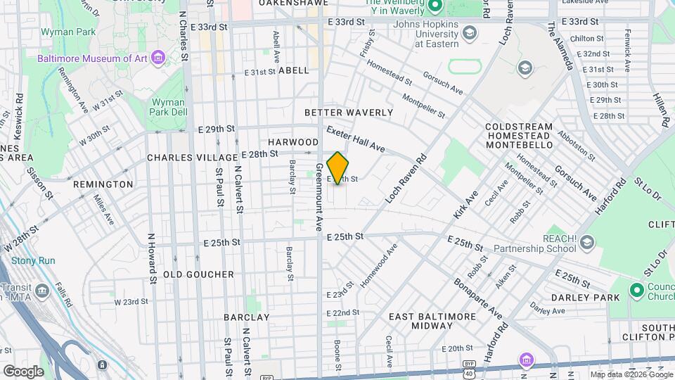 2639 Boone St Map and Location Details