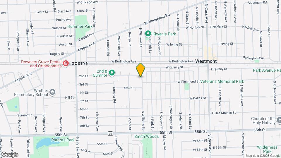 5130 S Williams St Map and Location Details