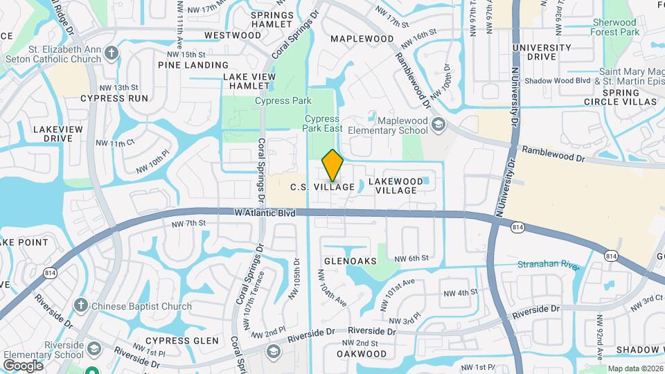 937 NW 104th Way Map and Location Details