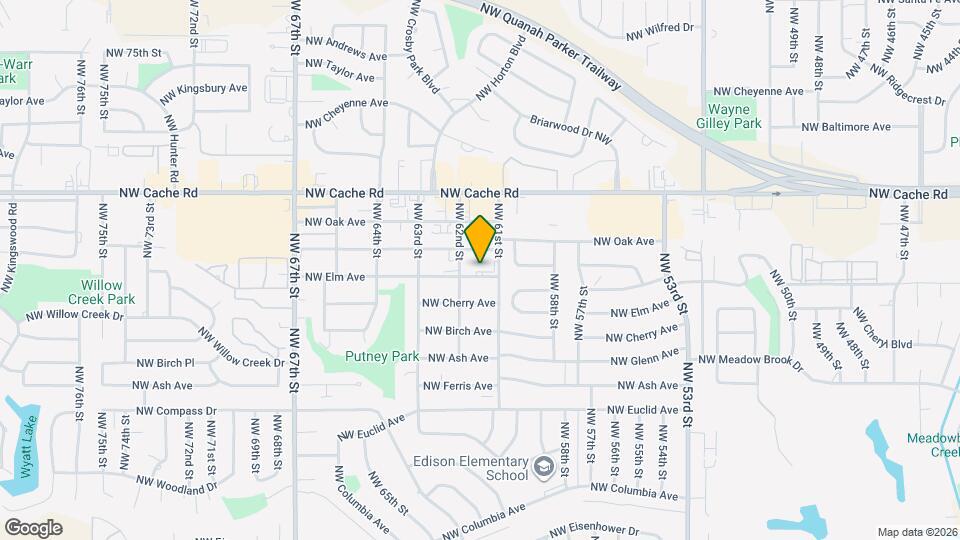6109 NW Elm Ave Map and Location Details
