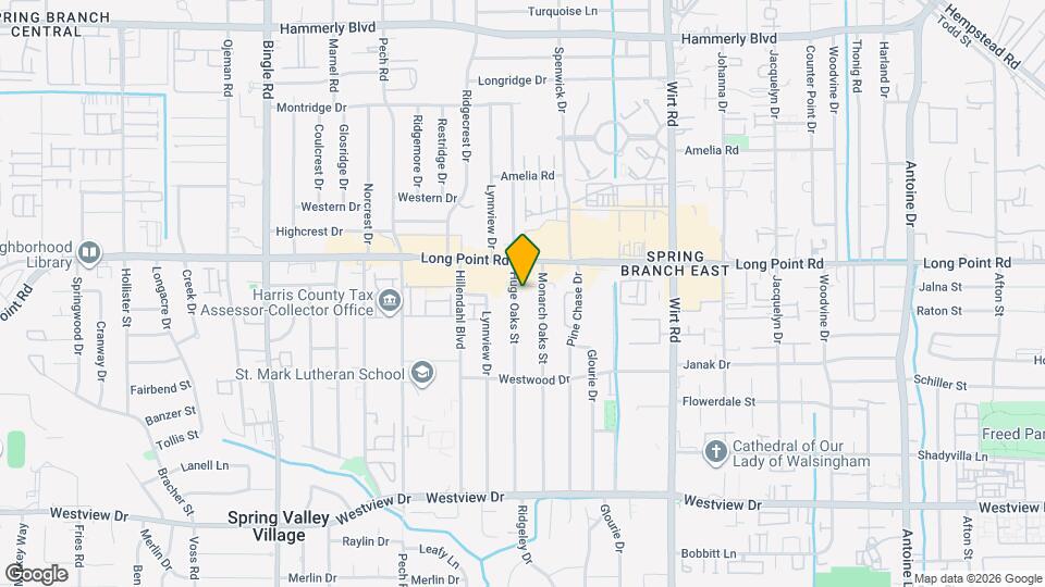 1714 Huge Oaks St Map and Location Details