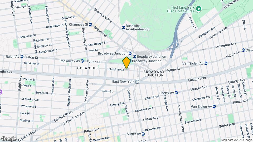 1480 Herkimer St Map and Location Details
