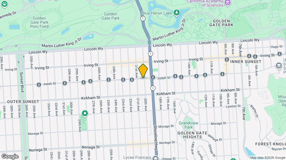 1401 20th Ave Map and Location Details