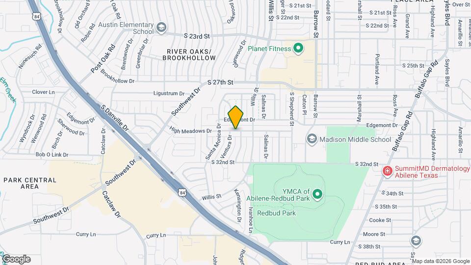 3409 High Meadows Dr Map and Location Details