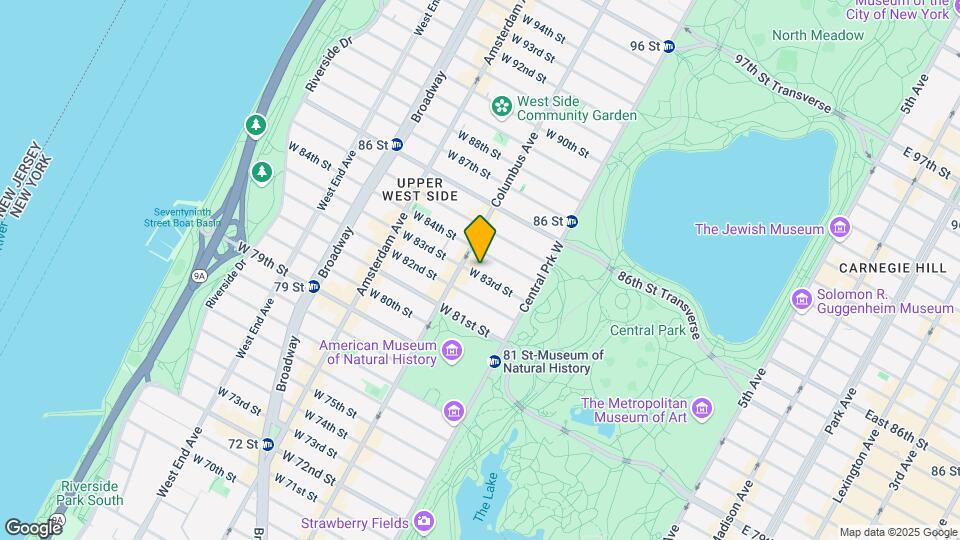 65 W 83rd St Map and Location Details
