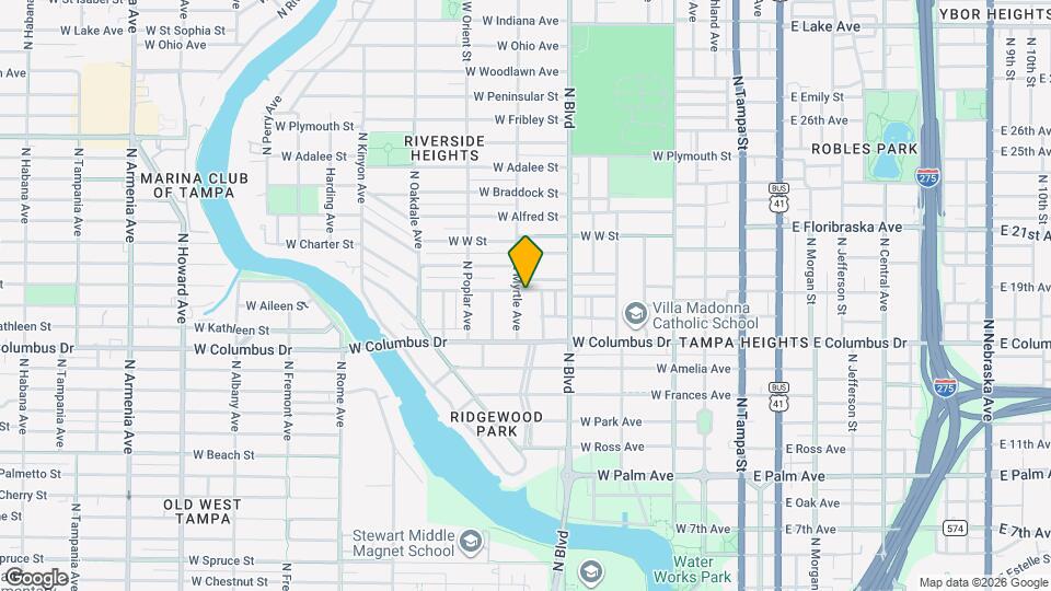 2725 N Myrtle Ave Map and Location Details