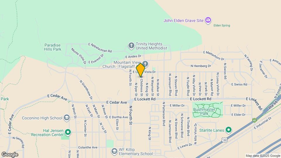 3419 N Childress St Map and Location Details