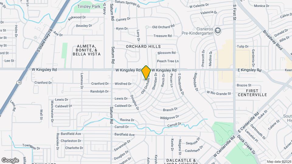 3129 Old Orchard Rd Map and Location Details