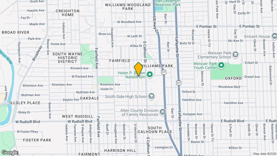 3305 S Harrison St Map and Location Details