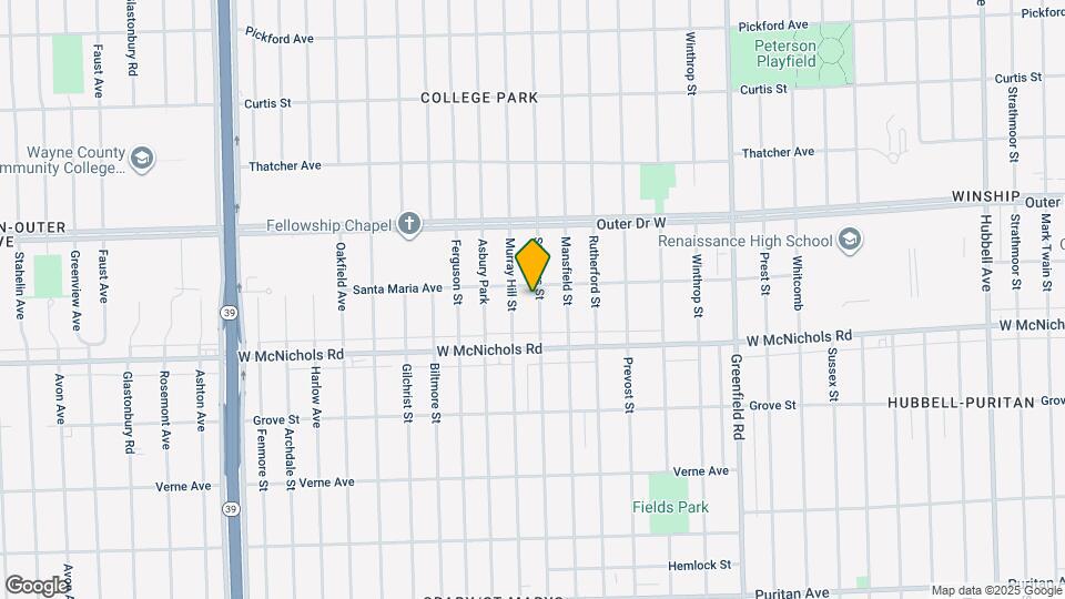 17191 St Marys St Map and Location Details