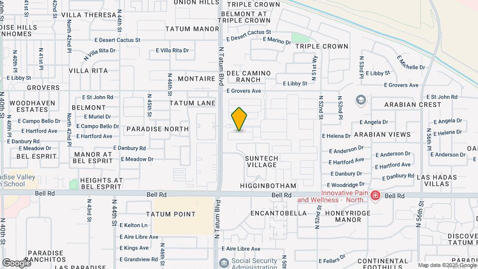 4839 E Village Dr Map and Location Details