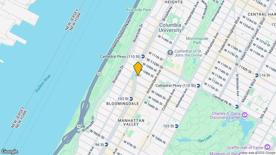 272 W 107th St Map and Location Details