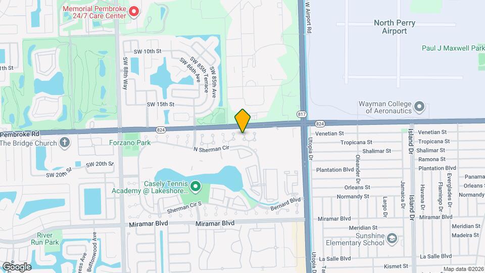 1740 SW 83rd Ave Map and Location Details