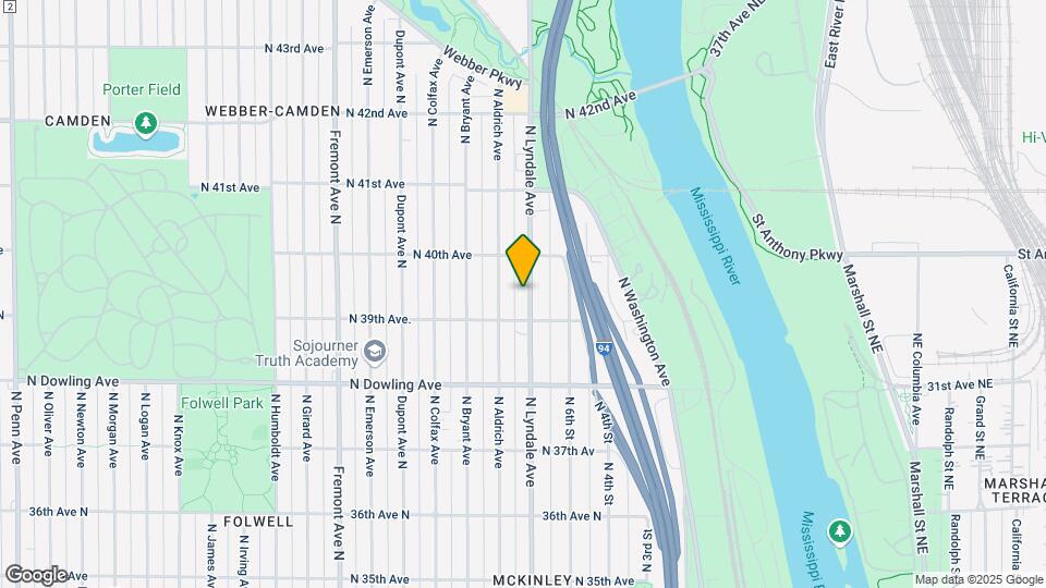3921 N Lyndale Ave Mapa y Detalles de la Ubicación