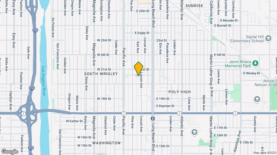 2043 Locust Ave Map and Location Details