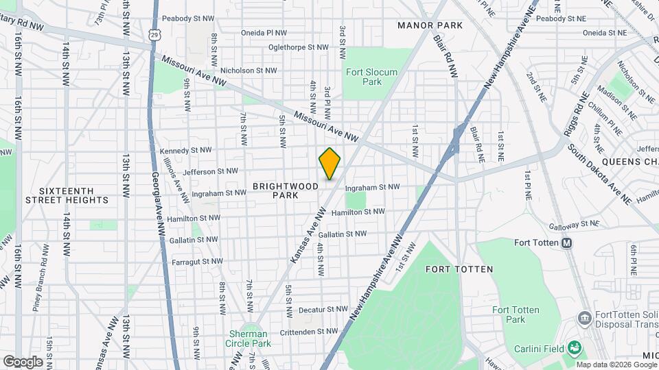 317 Ingraham St NW Mapa y Detalles de la Ubicación