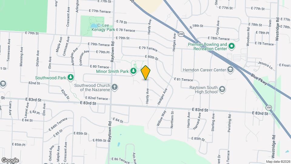 8114 Hardy Ave Map and Location Details